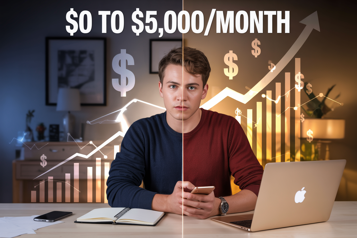 student earning money online