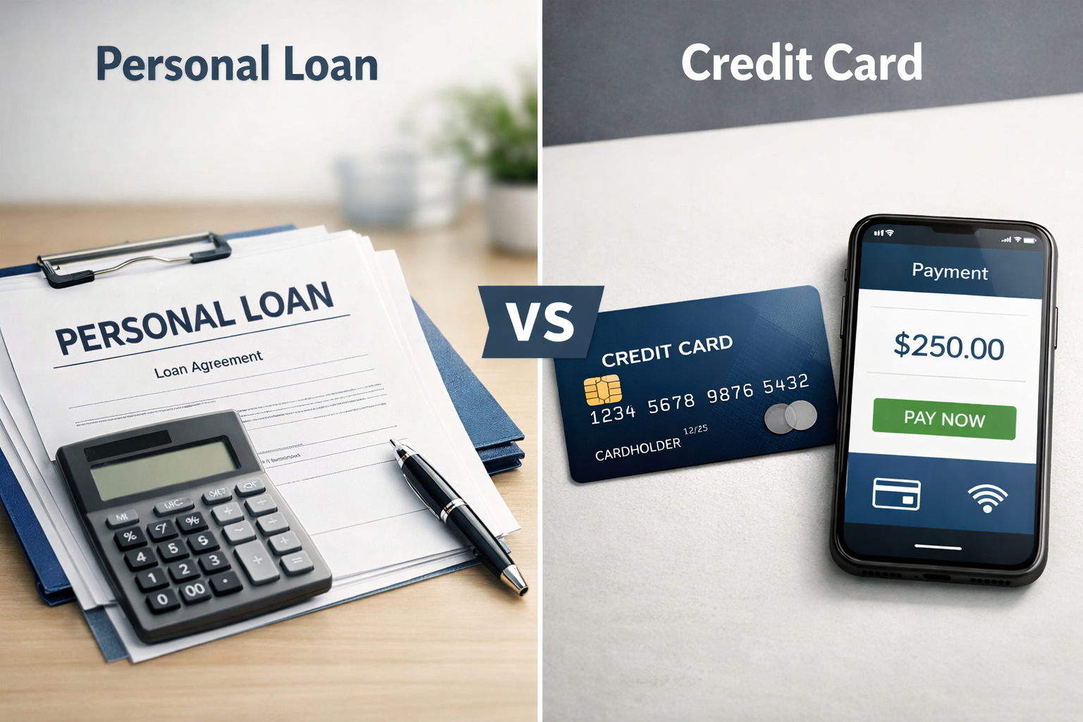 Personal Loan vs Credit Card