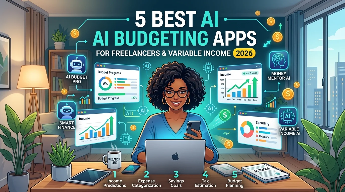 5 Best AI Budgeting Apps for Freelancers & Variable Income (2026)